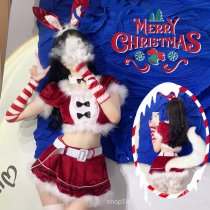 Yimengyao Sexy Christmas Bunny Costume Set - Seductive Holiday Lingerie Outfit for Women