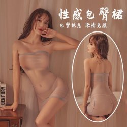 Yeqingge Transparent Lace Bodysuit - Sexy Sheer Mesh Bodystocking with Open-Crotch & High-Waisted Thigh-Highs