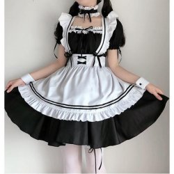 Japanese Anime Maid Costume - Cute Sweet Sexy Cosplay Dress for Girls, Lolita Performance Outfit