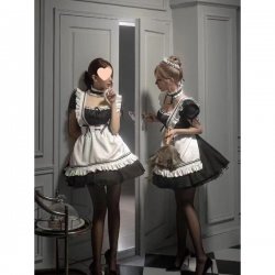 Halloween Maid Costume for Women - Sexy Cute Kawaii Dress Set, Plus Size Soft Girly Outfit for Cosplay & Parties