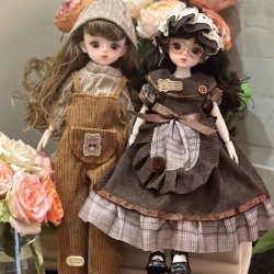 BJD Doll 6-Part Outfit Set for 30cm Dolls - Princess Dress-Up Clothes Kit for Girls & Collectors
