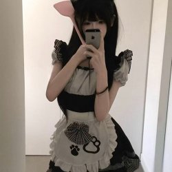 Cute Maid Dress - Kawaii Cat Girl Lolita Dress for Cosplay & Anime Outfits
