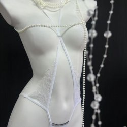 French-Style Lace Mesh Bikini Panties for Women – Sheer Cross-Strap Cotton-Crotch Sexy Lingerie