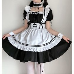 Japanese Anime Maid Costume - Cute Sweet Sexy Cosplay Dress for Girls, Lolita Performance Outfit