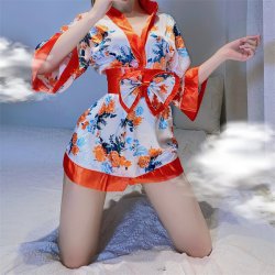 Japanese Kimono Costume Set - Sexy & Cute Role Play Lingerie Outfit, One-Piece Cosplay Ensemble