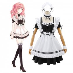 Miracle Nikki Cosplay Maid Dress - Japanese Soft Lolita Anime Dress for Women, Plus Size Costume Set