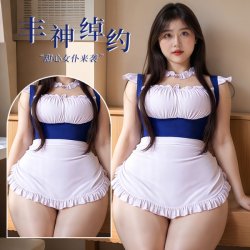 Plus Size Lace Maid Costume for Women - Sexy Seductive Nightclub Outfit & Romantic Lingerie Set