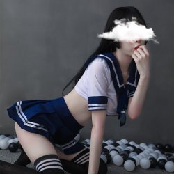 Sailor Uniform Lingerie Set - Cute Student Costume for Role Play, Cosplay & Stage Performance