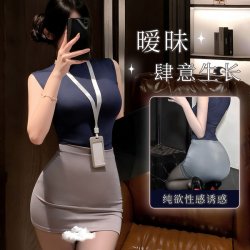 Seductive OL Uniform-Inspired Christmas Lingerie Set-Abstinence Style Office Chic Erotic Outfit for Women