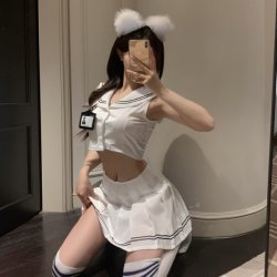 Seductive Student-Style Lingerie Set - No-Remove Playful Sleepwear for Women, Modest Yet Sexy Uniform-Inspired Nightwear