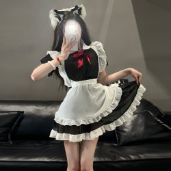 Sexy Maid Costume for Women - Seductive Role Play Outfit with Sheer Lace, Ties & Apron Set