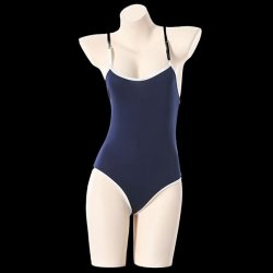 Sexy Sheer Milk Silk Bodysuit - Tight-Fit Transparent Deadstock One-Piece Swimwear for Women