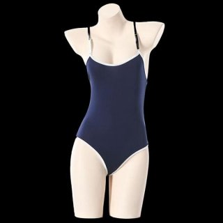Sexy Sheer Milk Silk Bodysuit - Tight-Fit Transparent Deadstock One-Piece Swimwear