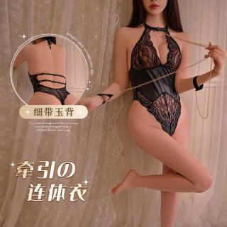 Sexy semi-transparent lace corset style bodysuit with sheer mesh design, perfect for women seeking sensual elegance.