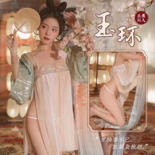 Elegant ancient chinese silk bodice set - pure-yu style belly dance lingerie, featuring delicate embroidery and flowing fabri...