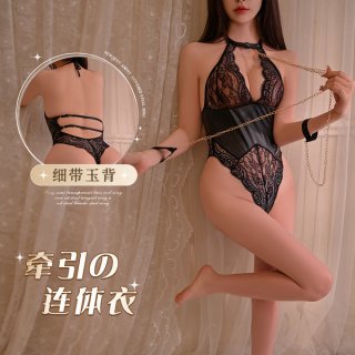 Sexy semi-transparent lace corset style bodysuit with sheer mesh design, perfect for women seeking sensual elegance.