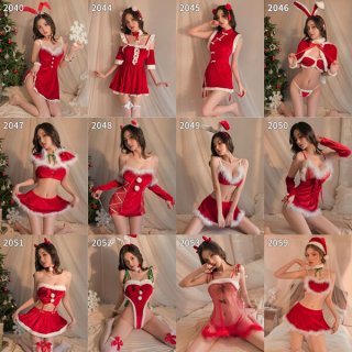 Womens sexy christmas lingerie set featuring festive designs, perfect for holiday celebrations and role play costumes. includ...