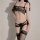 Sexy maid costume set featuring lace erotic lingerie with open-crotch design, perfect for role play and temptation.