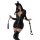 Sexy plus size pvc leather bodycon dress with shiny corset design, featuring a seductive sheath silhouette and cat ear headba...