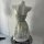 Back view of yuanshun floral lace dress on mannequin, featuring sheer mesh bodycon design with delicate spaghetti straps.