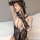 Qingyege Sexy Lace Bodysuit - Plus Size Seductive Sleepwear & Uniform Outfit Set, One-Piece Temptation Lingerie - Product Image