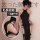 Sexy role play lingerie - high-slit long dress sleepwear, retro chinese-style erotic nightgown for women