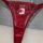 Red lace thong with floral embroidery from sexy lace embroidery lingerie set – pure seduction bra & thong collection for wo...