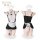 Feimu rose lace sexy maid costume set - sheer see-through plus size uniform outfit with butt cutout, 20-pack