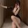 Woman in black lace ol bodycon dress with matching lingerie, posing indoors. plus size sexy secretary outfit for women up to ...