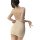 Back view of plus size sexy secretary outfit featuring lace top and bodycon skirt for women up to 200 lbs.