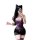 Curvy woman modeling purple lace lingerie set with cat ears, featuring a sexy bra and panty design for plus sizes.