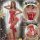 Sexy holiday costume featuring festive red velvet and mesh bodysuit with reindeer faux-fur trim, perfect for christmas celebr...