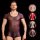 Man wearing 2024 mens cooling seamless shapewear bodysuit – lightweight, breathable, skin-friendly compression underwear in d...