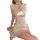 Elegant beige qipao dress with floral accents, perfect for seductive sleepwear or date night outfits. ideal for small busts, ...