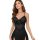 Sexy lace sleep dress featuring sheer mesh fabric, high slit design, elegant neckline, perfect for breathable nightwear.