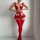 Sexy lace bow cami set featuring vibrant red design with white bows, perfect for women seeking pure and tempting lingerie.