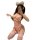 Sexy maid costume for women featuring open-crotch design, lace details, and bunny ears, perfect for role play and passionate ...