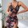 Elegant 2025 womens lounge dress featuring sheer lace design, side slit, perfect for plus-size comfort and sophistication.