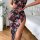 Elegant 2025 womens lounge dress featuring sheer lace design, side slit, perfect for plus-size comfort and elegance.