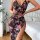 Elegant 2025 womens lounge dress featuring sheer lace design, side slit, perfect for plus-size comfort and style. ideal night...
