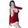 Sexy 2025 new year lingerie set featuring a red furry strap nightdress with matching gloves, perfect for festive occasions.
