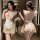 Sexy maid costume lingerie set with plunging neckline and ruffled details, perfect for erotic nightwear.