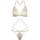 Qiaomier 2026 summer lace bikini set for women – cute girl-style sexy lingerie outfit with delicate floral lace and chain det...