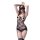 Pure & playful lingerie set - seductive sheer sleepwear with open-crotch design for intimate moments