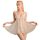 Woman wearing suoqing sheer lace lingerie sleepwear set with front closure and low-cut straps, elegant nightgown.