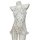 Floral lace low-cut cami and bodycon sleep dress set with sheer mesh detailing.
