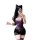 Curvy woman modeling purple lace lingerie set with cat ears, featuring a sexy bra and panty design for plus sizes.