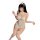 Woman wearing white lace bunny girl bodysuit with ruffles, sheer panels, and open-crotch design — mannye qing plus size sexy ...