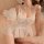 Woman wearing white lace mesh cami sleep dress with flirty embroidered details and ruffled hem, showcasing a sexy, busty-look...