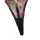 Vibrant floral embroidered lace bra and panty set, european-style sexy womens intimate lingerie outfit with colorful details.